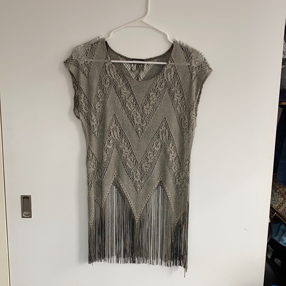 Couture beach cover up from boutique in Ibiza
